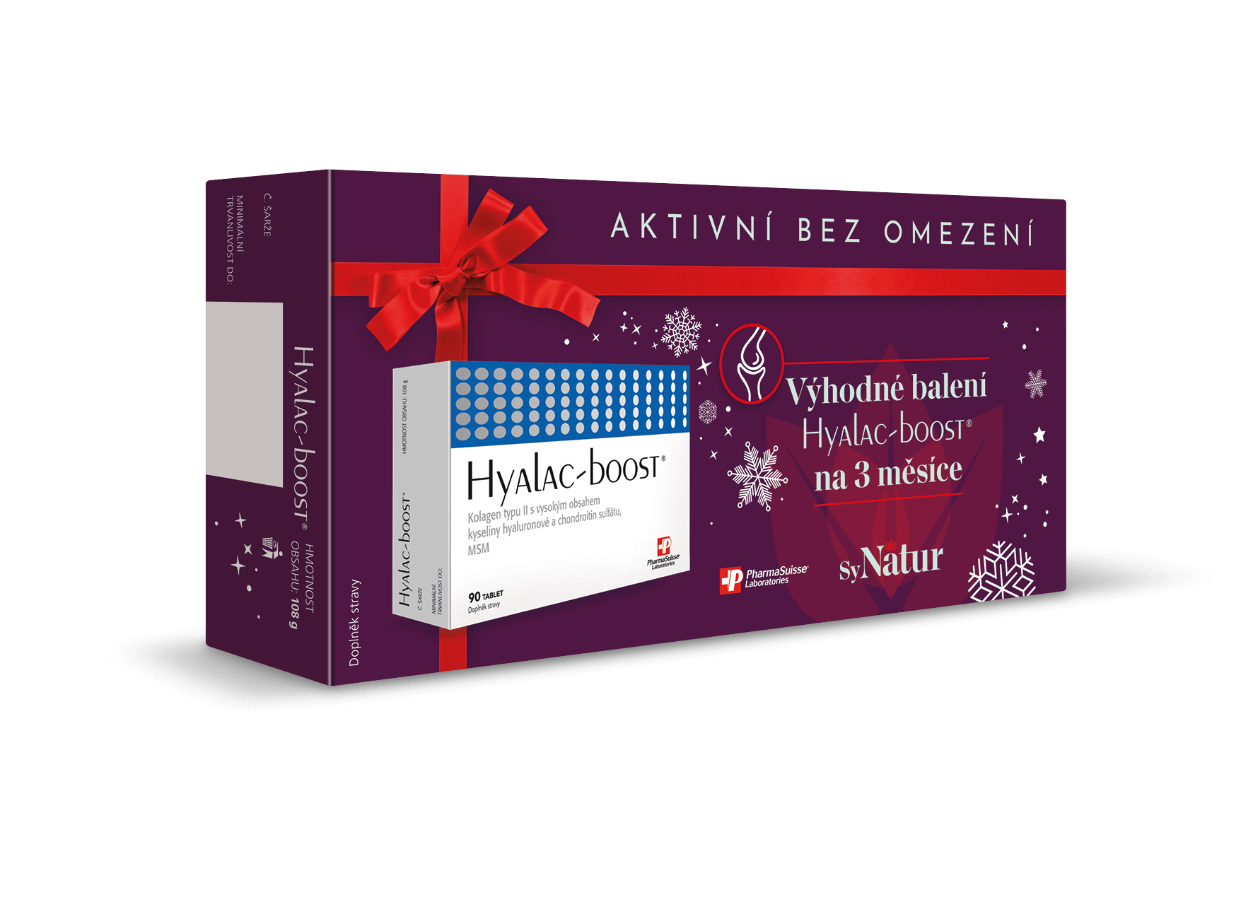 VÁNOČNÍ BALENÍ HYALAC-BOOST® NA 3 MĚSÍCE